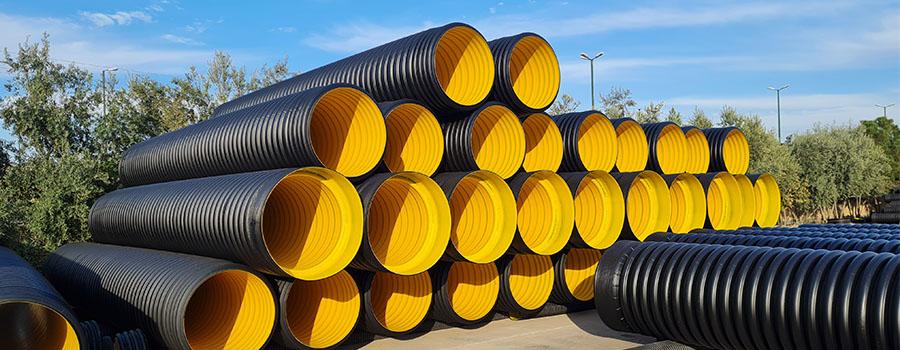 قیمت لوله کاروگیت دار پلی اتیلنی