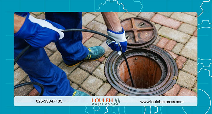 پاکسازی منهول فاضلاب